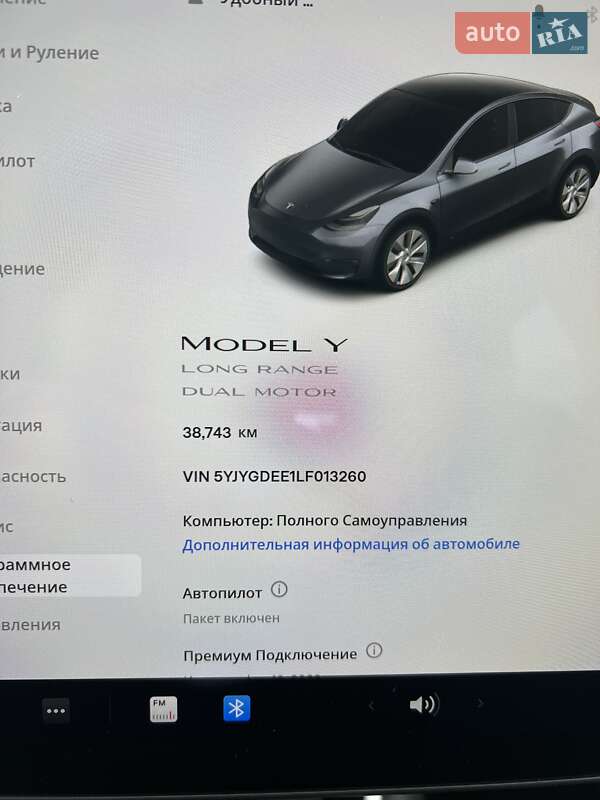 Внедорожник / Кроссовер Tesla Model Y 2020 в Одессе