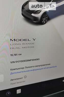 Внедорожник / Кроссовер Tesla Model Y 2021 в Берегово