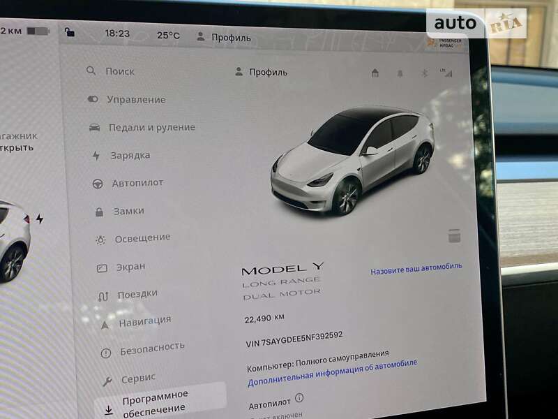 Внедорожник / Кроссовер Tesla Model Y 2022 в Одессе