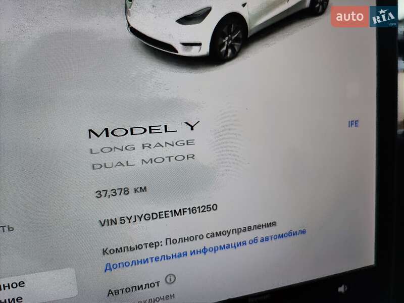 Внедорожник / Кроссовер Tesla Model Y 2021 в Ровно