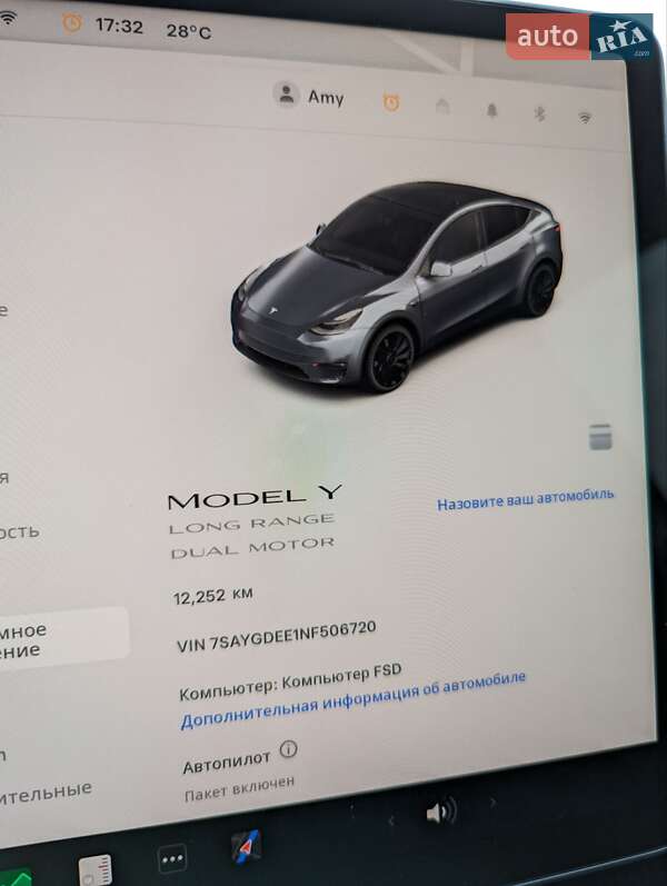 Внедорожник / Кроссовер Tesla Model Y 2022 в Умани