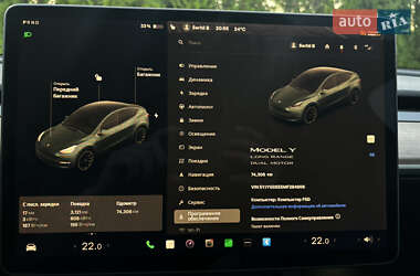 Внедорожник / Кроссовер Tesla Model Y 2021 в 