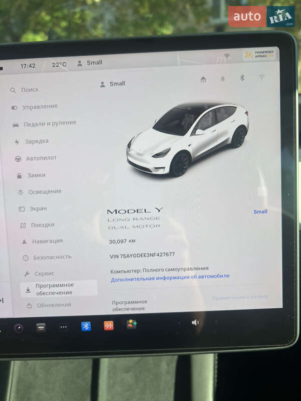 Внедорожник / Кроссовер Tesla Model Y 2022 в Николаеве