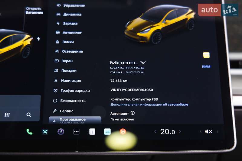 Позашляховик / Кросовер Tesla Model Y 2021 в Луцьку
