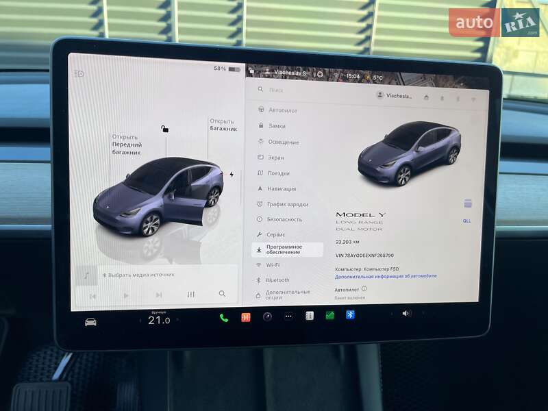 Внедорожник / Кроссовер Tesla Model Y 2022 в Виннице
