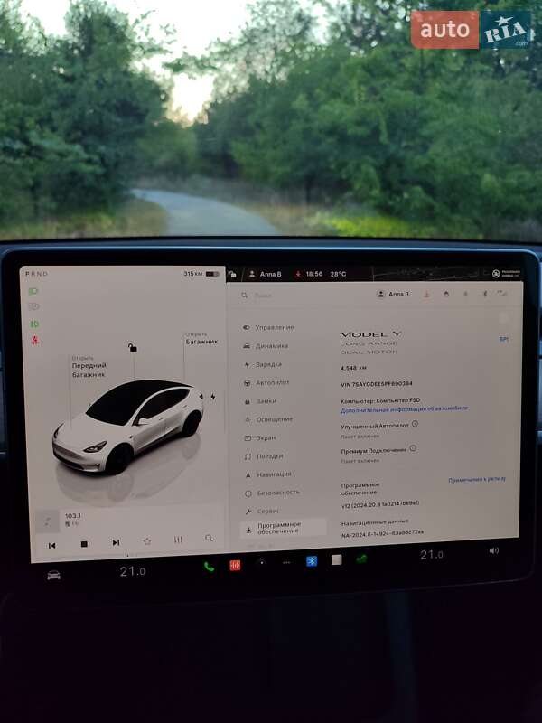 Внедорожник / Кроссовер Tesla Model Y 2023 в Запорожье