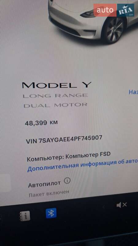 Внедорожник / Кроссовер Tesla Model Y 2023 в Житомире