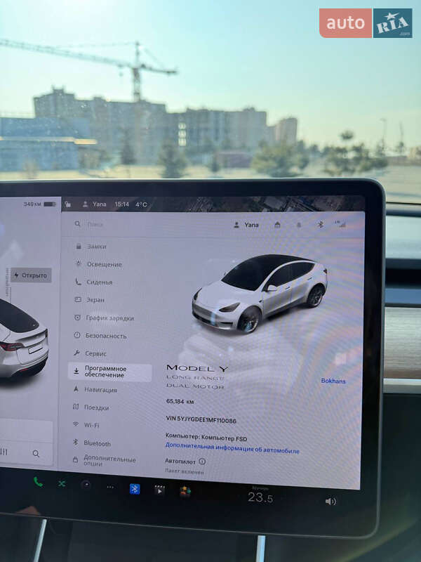 Позашляховик / Кросовер Tesla Model Y 2021 в Одесі фото 55 Позашляховик / Кросовер Tesla Model Y 2021 в Одесі