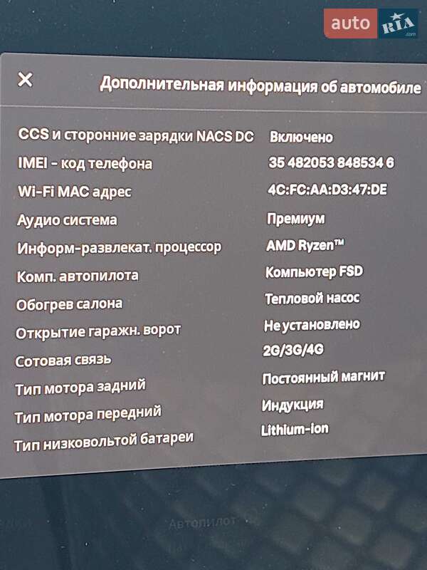 Внедорожник / Кроссовер Tesla Model Y 2023 в Кривом Роге