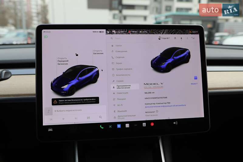 Позашляховик / Кросовер Tesla Model Y 2020 в Харкові