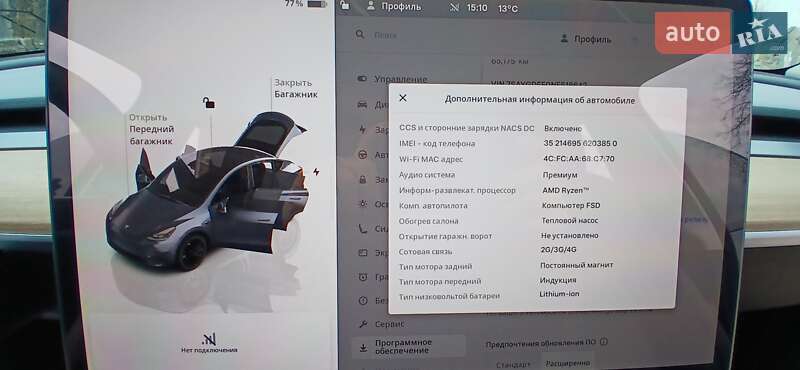 Внедорожник / Кроссовер Tesla Model Y 2022 в Ивано-Франковске