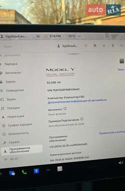Внедорожник / Кроссовер Tesla Model Y 2022 в 