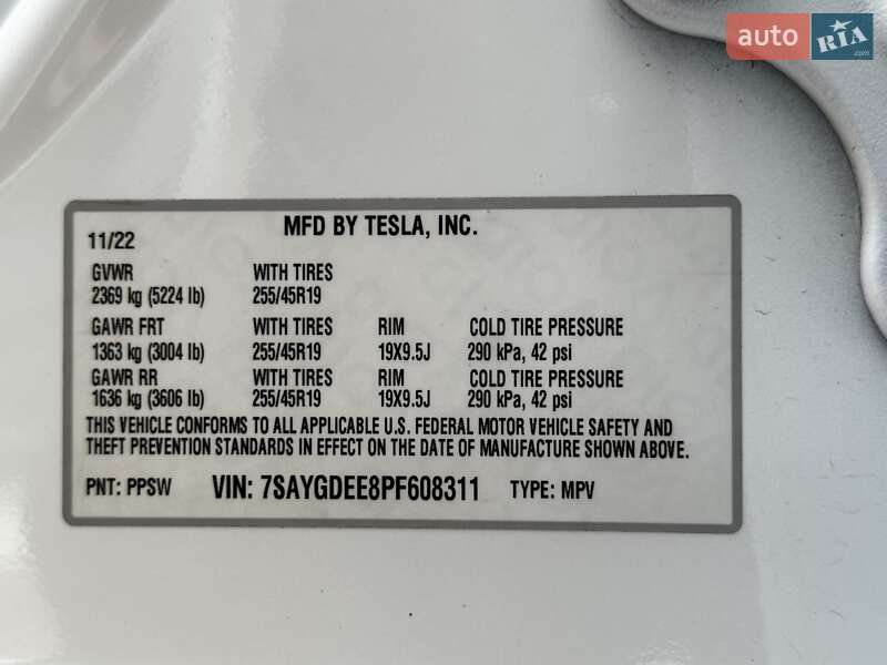 Позашляховик / Кросовер Tesla Model Y 2022 в Києві