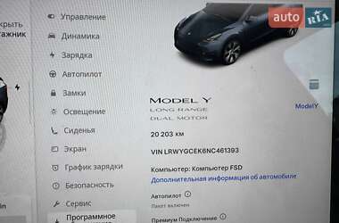 Внедорожник / Кроссовер Tesla Model Y 2022 в 