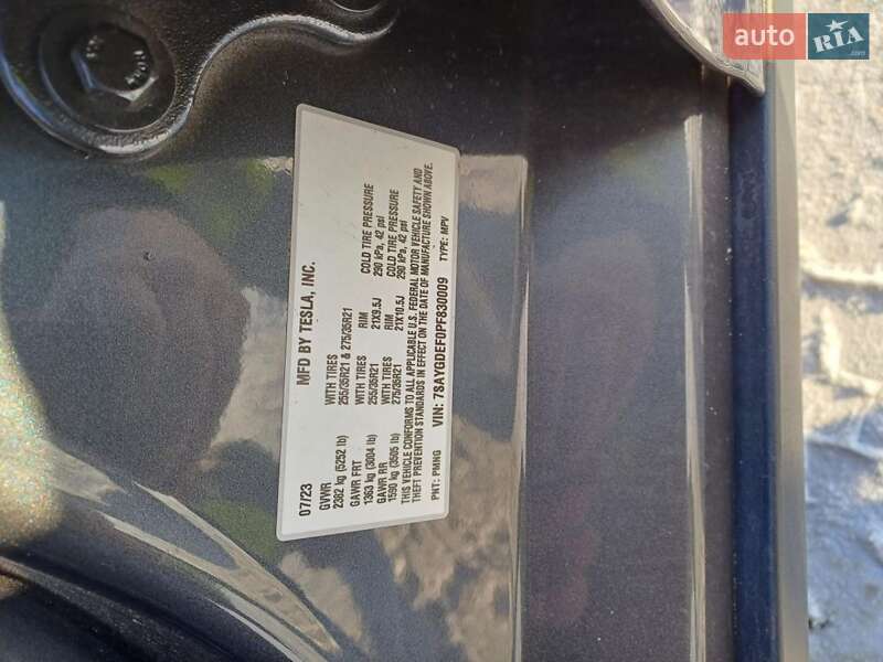 Внедорожник / Кроссовер Tesla Model Y 2023 в Кропивницком фото 27 Внедорожник / Кроссовер Tesla Model Y 2023 в Кропивницком