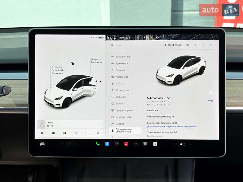 Позашляховик / Кросовер Tesla Model Y 2021 в Києві