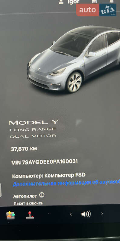 Внедорожник / Кроссовер Tesla Model Y 2023 в Виннице