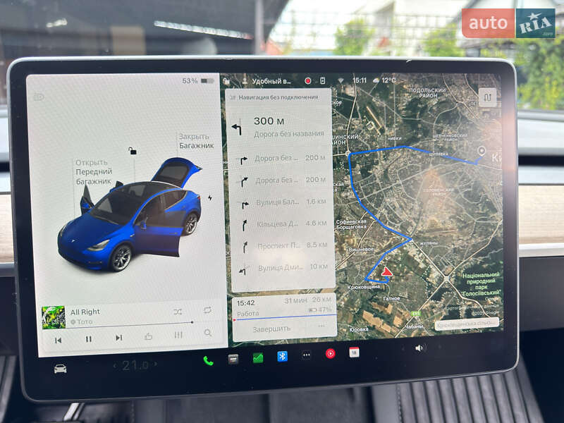 Внедорожник / Кроссовер Tesla Model Y 2021 в Киеве