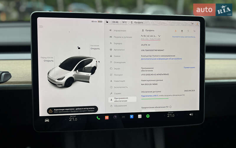Внедорожник / Кроссовер Tesla Model Y 2022 в Львове