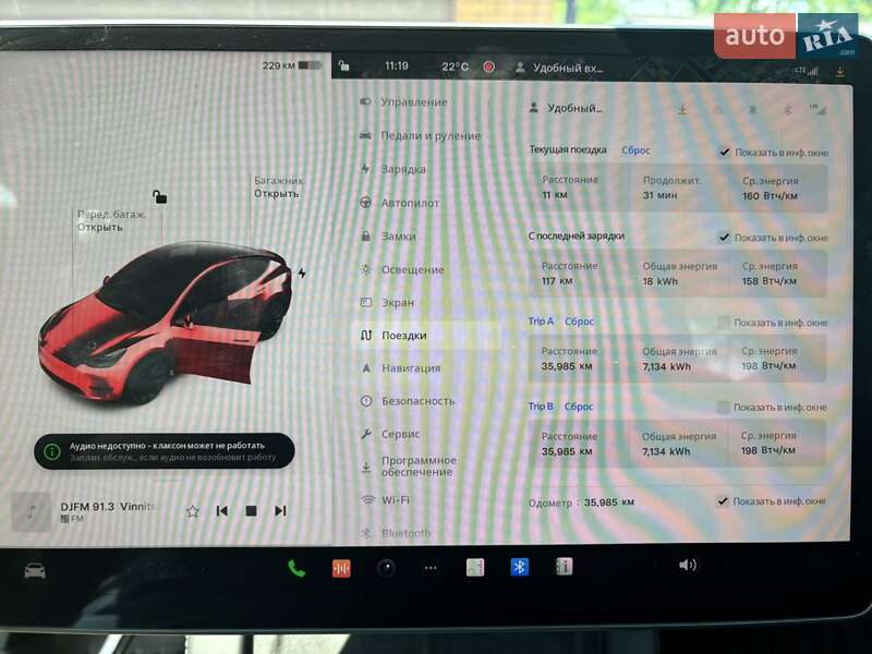 Внедорожник / Кроссовер Tesla Model Y 2022 в Виннице