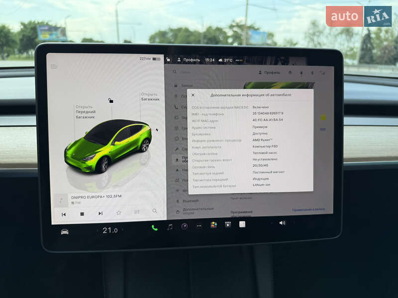 Внедорожник / Кроссовер Tesla Model Y 2023 в Днепре