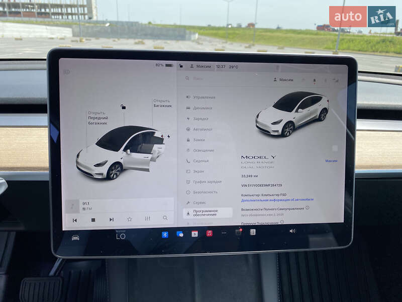 Внедорожник / Кроссовер Tesla Model Y 2021 в Львове