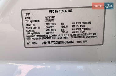 Внедорожник / Кроссовер Tesla Model Y 2021 в 