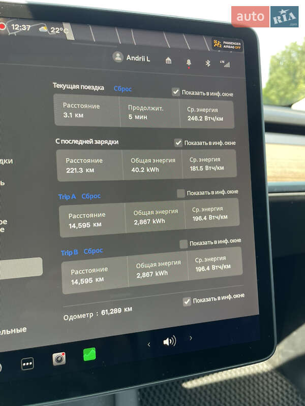 Внедорожник / Кроссовер Tesla Model Y 2022 в Хмельницком