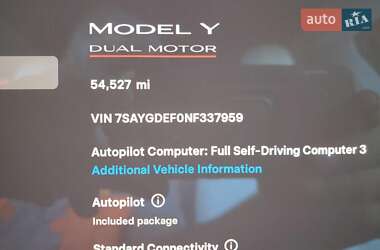 Внедорожник / Кроссовер Tesla Model Y 2021 в 