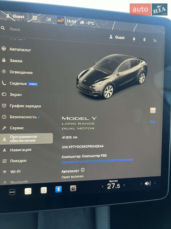 Позашляховик / Кросовер Tesla Model Y 2022 в Рівному фото 11 Позашляховик / Кросовер Tesla Model Y 2022 в Рівному