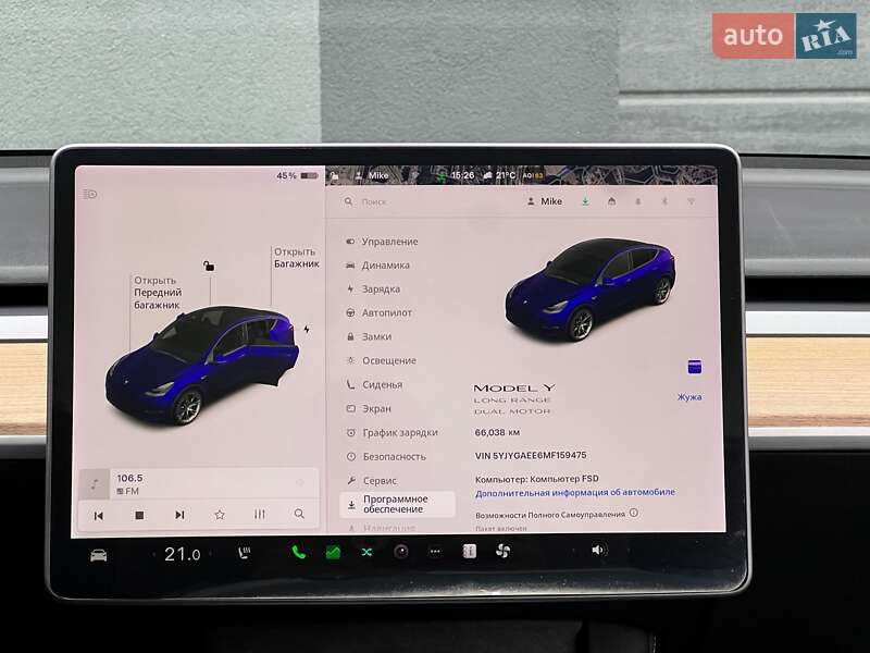 Позашляховик / Кросовер Tesla Model Y 2021 в Києві