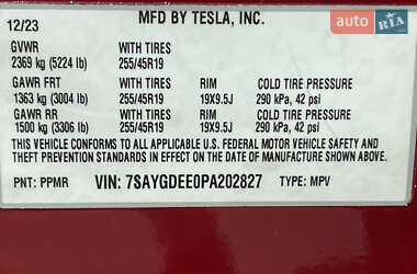 Внедорожник / Кроссовер Tesla Model Y 2024 в 
