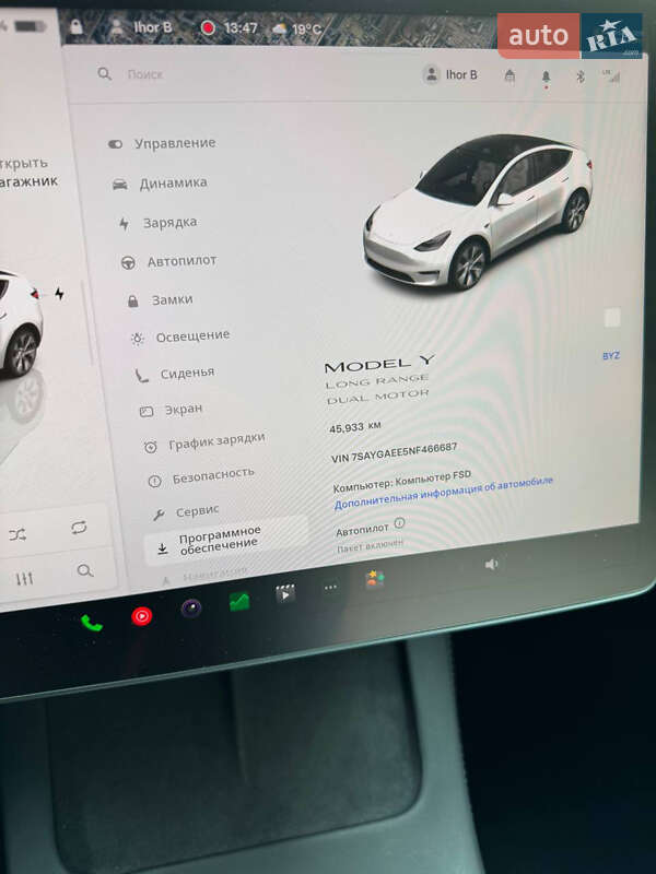 Внедорожник / Кроссовер Tesla Model Y 2022 в Белой Церкви