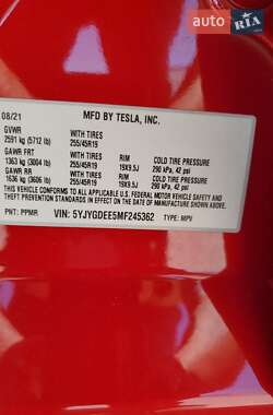 Внедорожник / Кроссовер Tesla Model Y 2021 в 