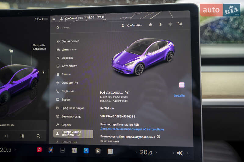 Внедорожник / Кроссовер Tesla Model Y 2022 в Киеве