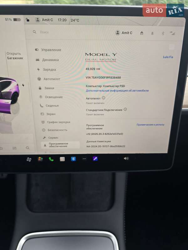 Внедорожник / Кроссовер Tesla Model Y 2023 в Львове