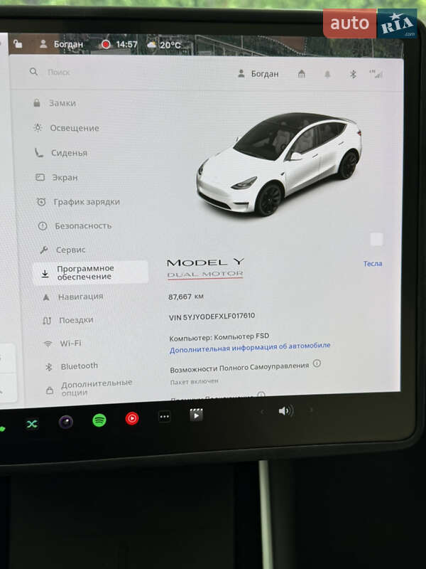 Внедорожник / Кроссовер Tesla Model Y 2020 в Желтых Водах