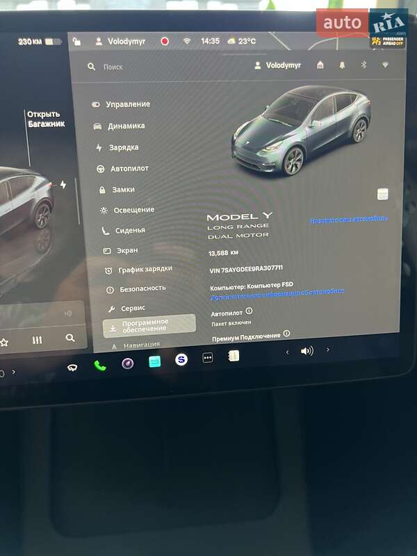 Позашляховик / Кросовер Tesla Model Y 2024 в Києві