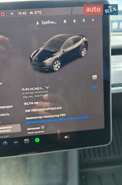Внедорожник / Кроссовер Tesla Model Y 2023 в 