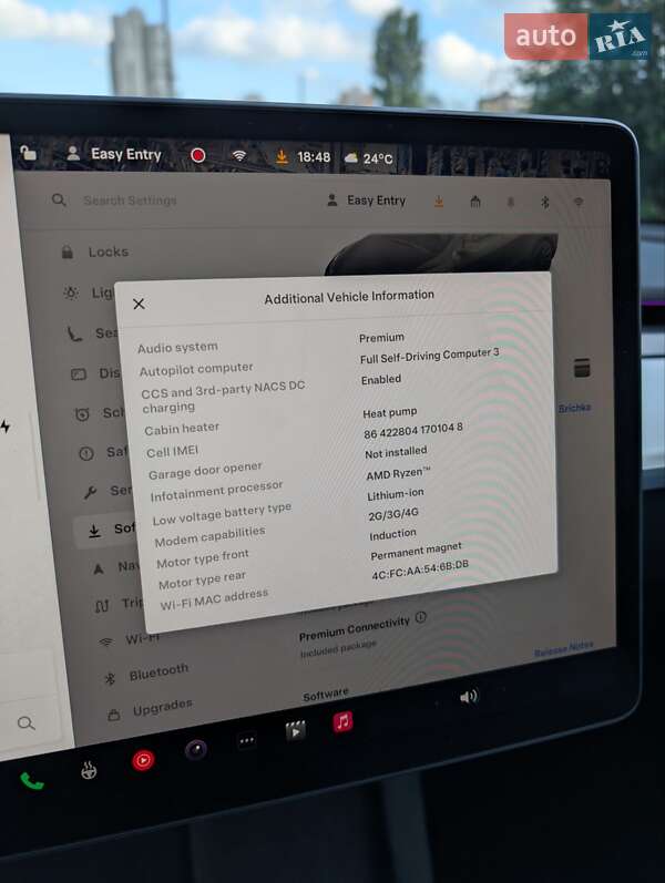Внедорожник / Кроссовер Tesla Model Y 2022 в Киеве