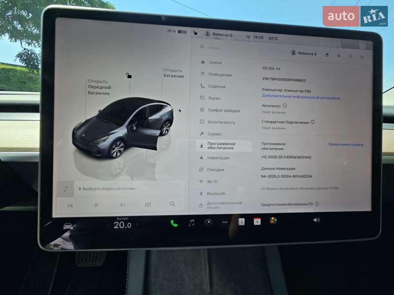 Внедорожник / Кроссовер Tesla Model Y 2023 в Киеве фото 12 Внедорожник / Кроссовер Tesla Model Y 2023 в Киеве