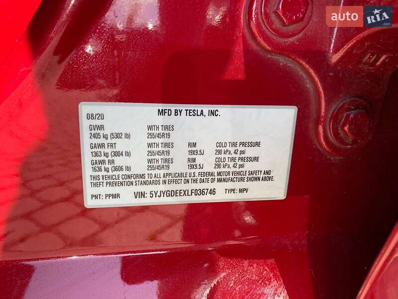 Позашляховик / Кросовер Tesla Model Y 2020 в Львові