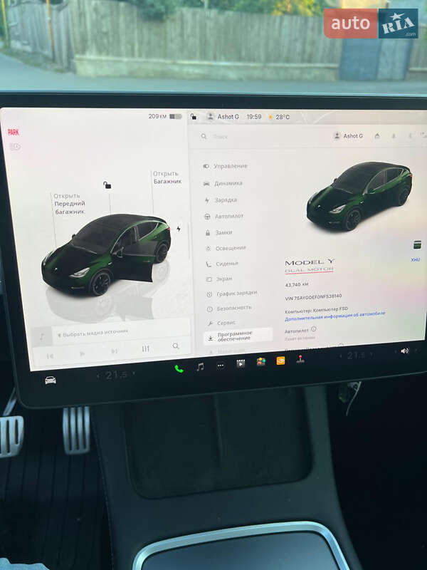 Внедорожник / Кроссовер Tesla Model Y 2022 в Одессе