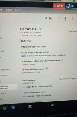Позашляховик / Кросовер Tesla Model Y 2022 в 