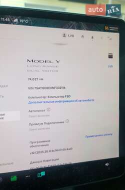 Внедорожник / Кроссовер Tesla Model Y 2021 в 