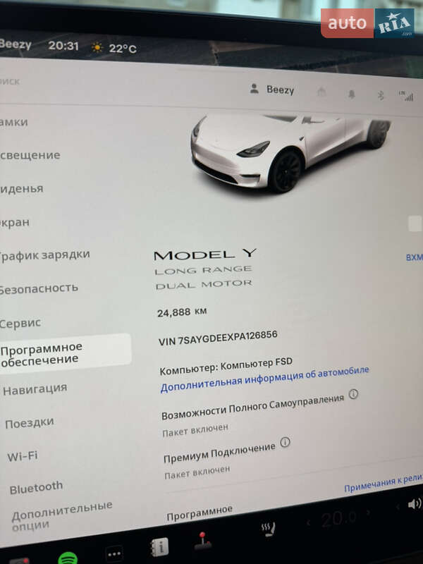 Внедорожник / Кроссовер Tesla Model Y 2023 в Могилев-Подольске