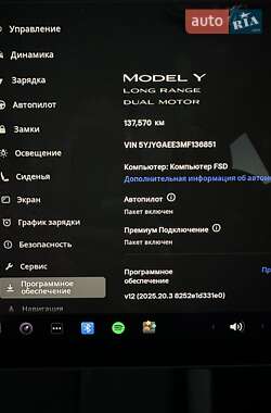 Внедорожник / Кроссовер Tesla Model Y 2021 в 