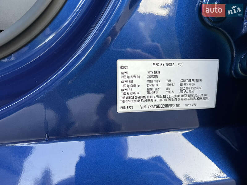 Внедорожник / Кроссовер Tesla Model Y 2024 в Тернополе