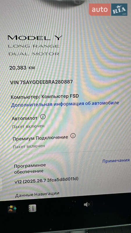 Внедорожник / Кроссовер Tesla Model Y 2024 в Виннице