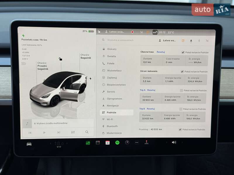Позашляховик / Кросовер Tesla Model Y 2022 в Луцьку
